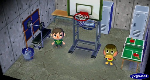 The inside of Deena's house.