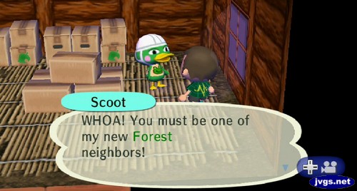 Scoot: WHOA! You must be one of my new Forest neighbors!