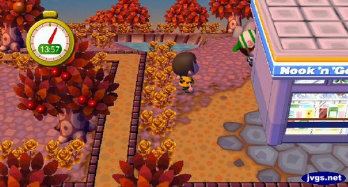 Big Top hides behind Nook 'n' Go during a game of hide and seek.