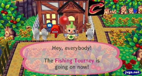 Hey, everybody! The Fishing Tourney is going on now!