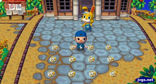 The twelve prize tickets.