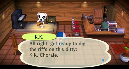 K.K.: All right, get ready to dig the riffs on this ditty: K.K. Chorale.