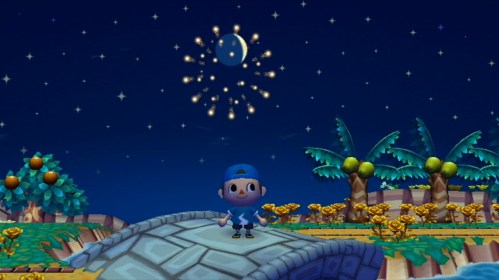 Watching the fireworks in Forest.