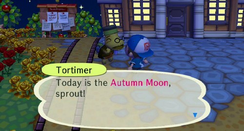 Tortimer: Today is the Autumn Moon, sprout!