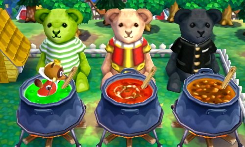 Cooking Tom Nook.
