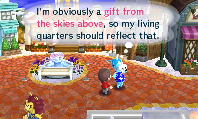 Julian thinks he is a gift from heaven.