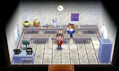Poncho's desert home with cacti and a double rainbow. (ACHHD)
