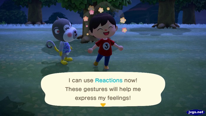 I can use Reactions now! These gestures will help me express my feelings!