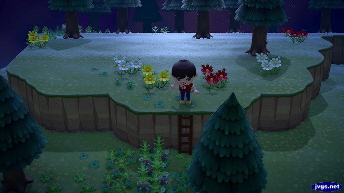 Jeff stands on a cliff in Animal Crossing: New Horizons.