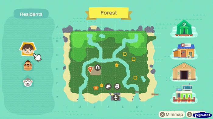 A current map of Forest.