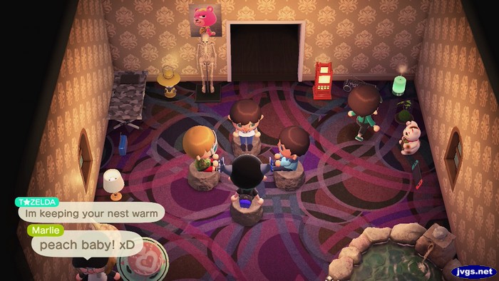 Four stools in Jeff's house.