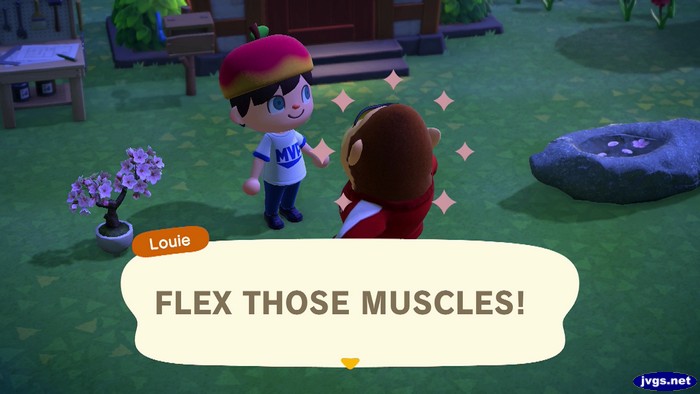 Louie: FLEX THOSE MUSCLES!