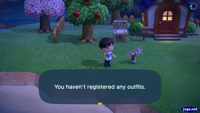 You haven't registered any outfits.