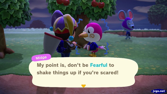 Midge: My point is, don't be Fearful to shake things up if you're scared!