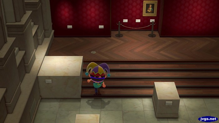 The art wing of the museum in Animal Crossing: New Horizons.