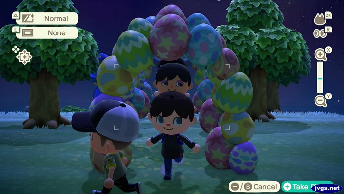 Running through Bunny Day arches.