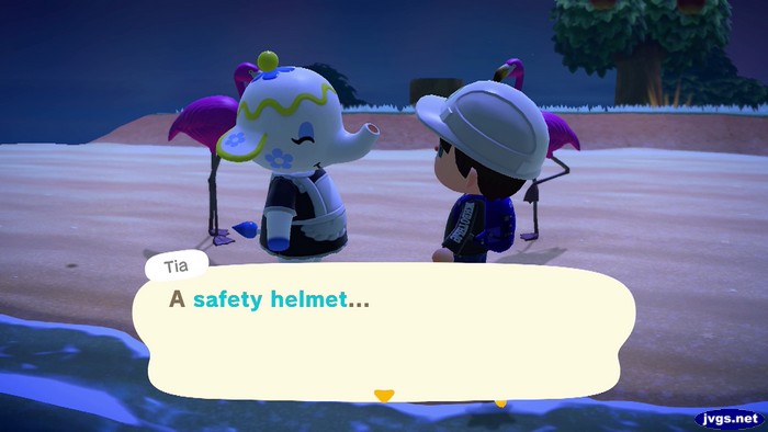 Tia: A safety helmet...