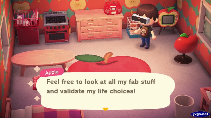 Apple: Feel free to look at all my fab stuff and validate my life choices!