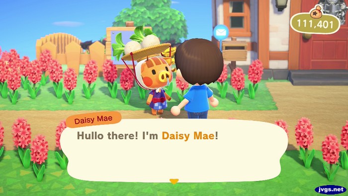 Daisy Mae: Hullo there! I'm Daisy Mae!