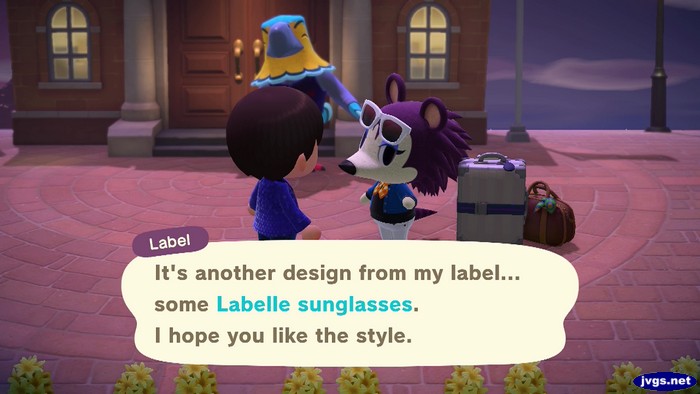 Label: It's another design from my label... some Labelle sunglasses. I hope you like the style.