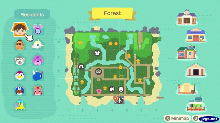 Jeff's current map of Forest as of May 11, 2020.