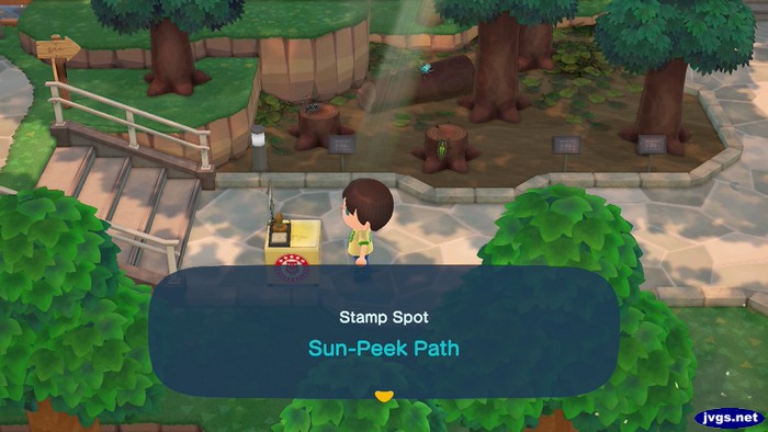 Stamp Spot: Sun-Peek Path