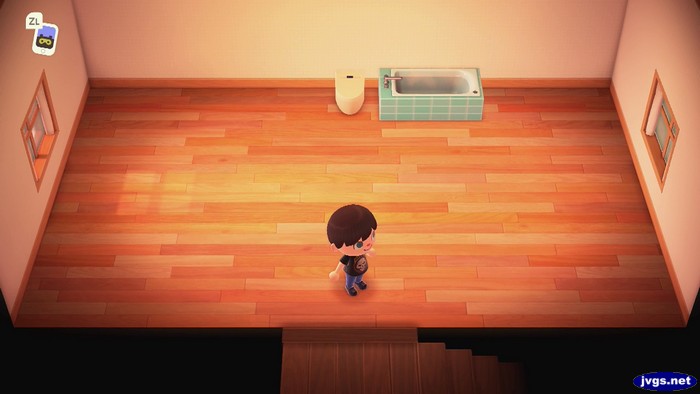 My large, empty bathroom.