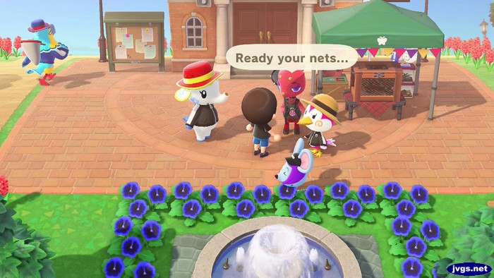 Flick, at the Bug-Off: Ready your nets...