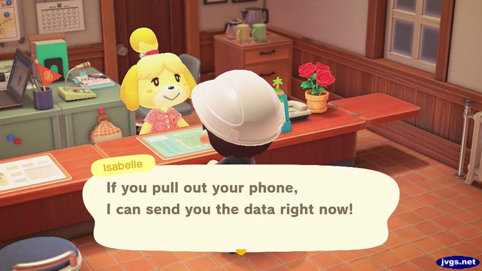Isabelle: If you pull out your phone, I can send you the data right now!