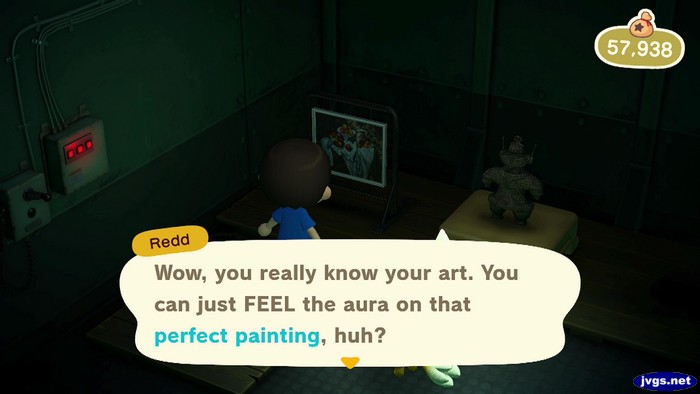 Redd: Wow, you really know your art. You can just FEEL the aura on that perfect painting, huh?