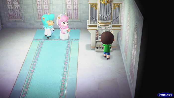 The wedding pipe organ in Animal Crossing: New Horizons.