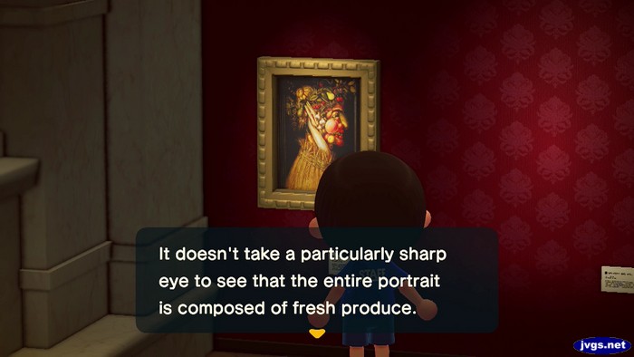 It doesn't take a particularly sharp eye to see that the entire portrait is composed of fresh produce.