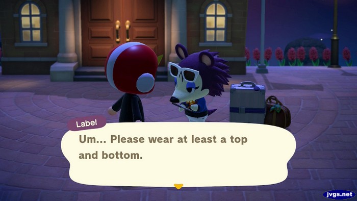 Label: Um... Please wear at least a top and bottom.