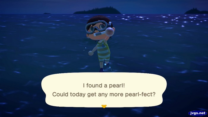 I found a pearl! Could today get any more pearl-fect?