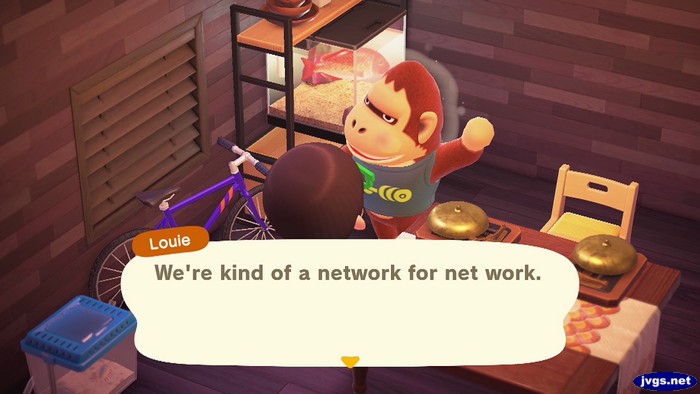 Louie: We're kind of a network for net work.