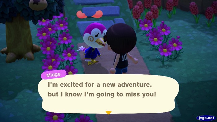 Midge: I'm excited for a new adventure, but I know I'm going to miss you!