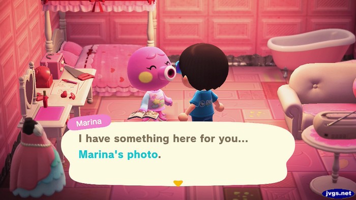 Marina: I have something here for you... Marina's photo.