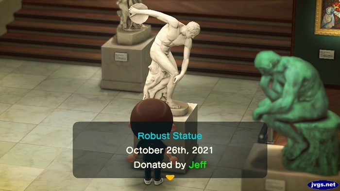 Robust Statue - October 26th, 2021 - Donated by Jeff
