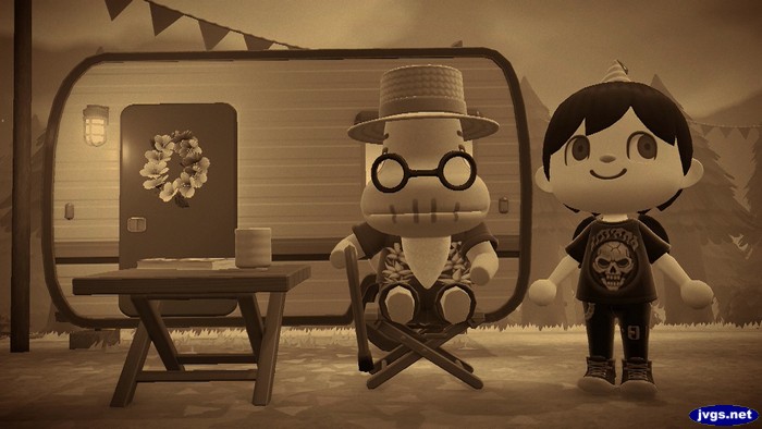 An antique photo with Tortimer.