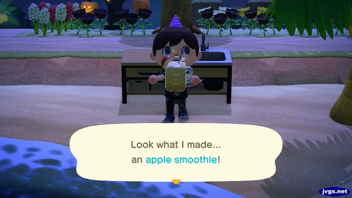 Look what I made... an apple smoothie!