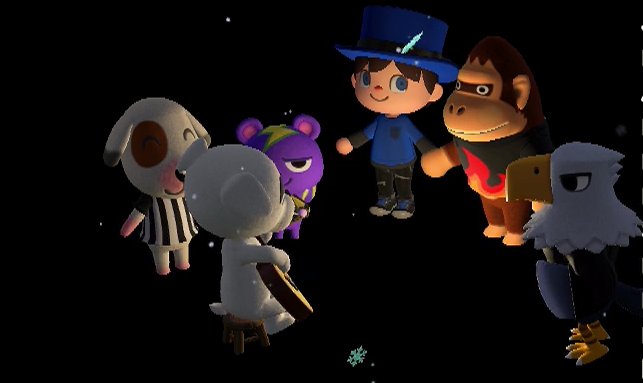 K.K. Slider performs for Bones, Static, Jeff, Louie, and Apollo.