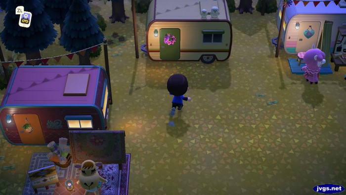 Tortimer is not standing at his RV.