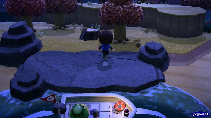 Arriving on an autumn-based mysterious island.