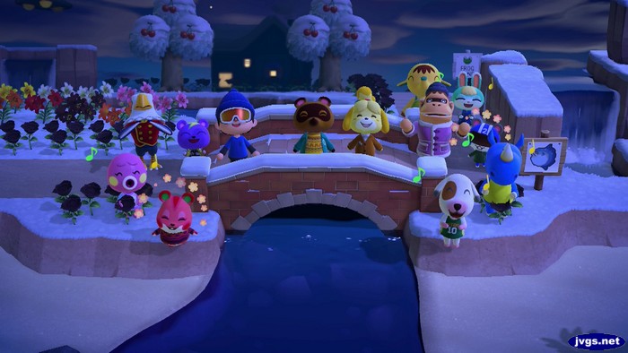 The completion ceremony for my latest bridge.