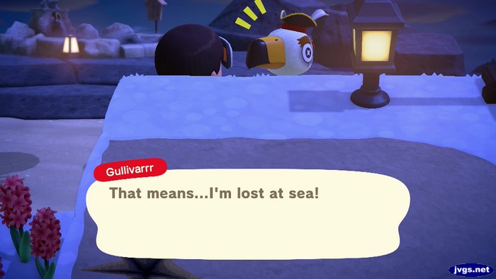 Gullivarrr: That means...I'm lost at sea!