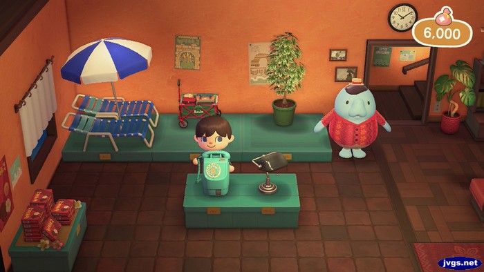 The items for sale on Lottie's island.