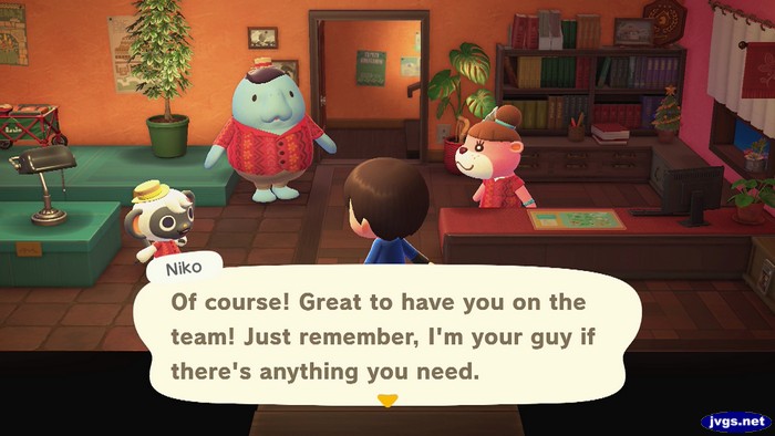 Niko: Of course! Great to have you on the team! Just remember, I'm your guy if there's anything you need.