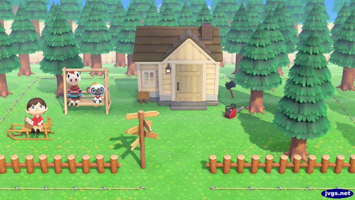 The outside of Papi's vacation house.