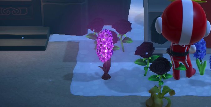 The hyacinth lamp in Animal Crossing: New Horizons (ACNH).