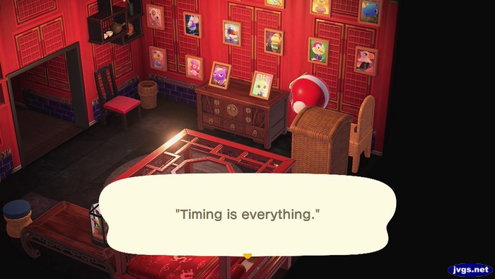 Quote on Sasha's photo: Timing is everything.